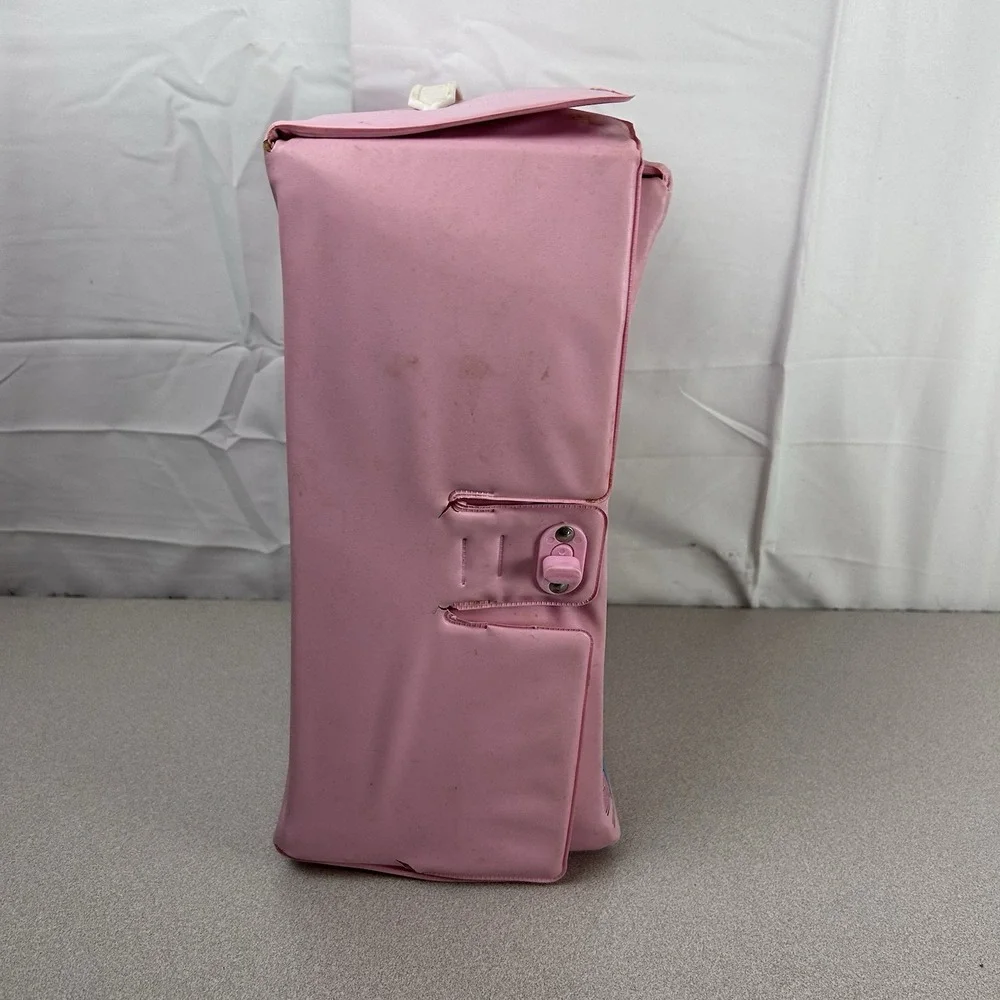 Vintage Barbie Doll‎ Fashion Dolls & Clothes Carry Case Box 80s 1988 Pink Mattel